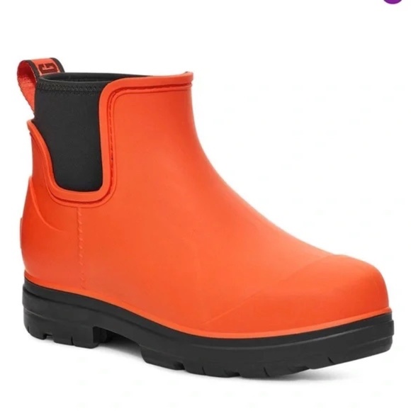 UGG Droplet Lug Sole Waterproof Rain Boots Hazard Size 5 - Picture 11 of 13